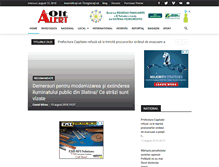 Tablet Screenshot of olt-alert.ro